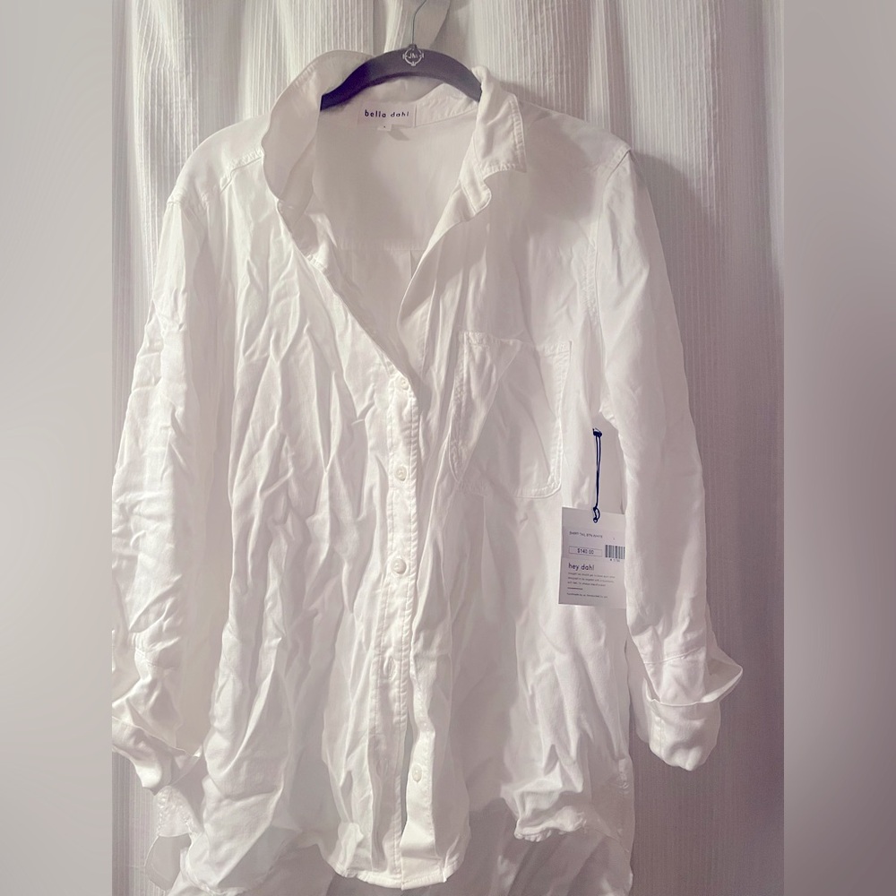 Bella Dahl White Button Down.  Brand new with tags.